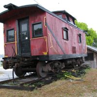 Old train in Carrabelle FL, Каррабелл