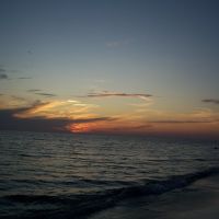 Sunset over Gulf of Mexico, Madeira Beach, Florida, USA, Мадейра-Бич