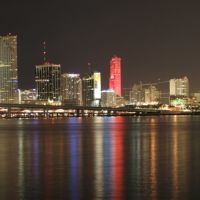 night view of Miami Downtown, Майами