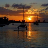 Golden sunset, Майами-Бич