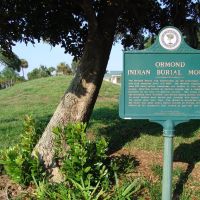 Ormond Indian burial mound, amazing it never got a house built on it!? (8-29-2011), Ормонд-Бич