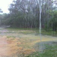 Heavy downpour in Panama City, FL, Панама-Сити