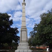 Jefferson Davis monument, Lee Square, North Hill, Pansacola (12-30-2011), Пенсакола