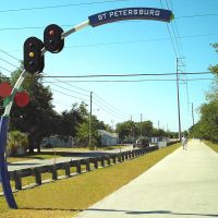Pinellas Trail - St. Petersburg Florida - 71st St. North at 5th Ave North, Саут-Пасадена