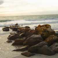Treasure Island Beach Florida - Sunset over Beach Rocks, Саут-Пасадена