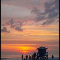 Sarasota, Siesta Beach, Last Sunset 2011:02:03, Сиеста-Ки