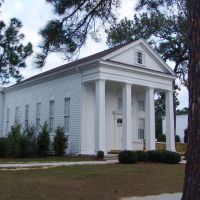 1840s 1st Baptist church of Tallahassee, moved here from downtown in 1949 (11-26-2011), Талахасси