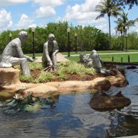 Standbeeld "Uncommon Friends" (Edison, Ford & Firestone), Fort Myers, Florida, Форт-Майерс