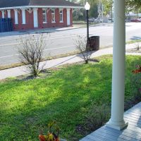 old Fort Meade railroad depot, from porch of old schoolhouse (2-2009), Форт-Мид