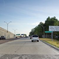 2012, Tampa, FL - entry ramp to Veterams Expressway, Хамптон