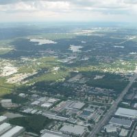 aerial view of Carrollwood, looking east from Anderson & waters ave, from jet (9-26-2007), Хамптон