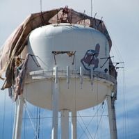 2012, Winter Haven, FL - water tower being repainted, Элоис