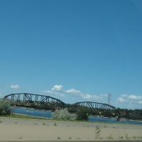 Railroad bridge over the Missouri at Pierre, Сиу-Фоллс