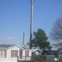 Wooden Pole Cell Site in Florence, SC, Хемингуэй