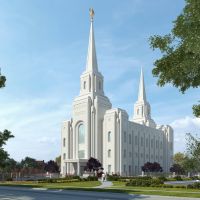 Architectual Rendering of Brigham City Temple of Church of Jesus Christ of Latter Day Saints, Бригам-Сити