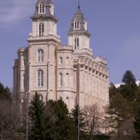 Manti Temple from West, Вест-Боунтифул