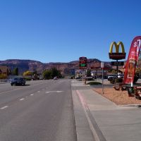 Main street in Kanab, Utah, Канаб