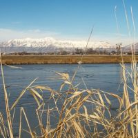 Wasatch Mountains From Clinton Pond, Клинтон