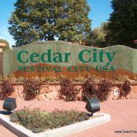 Cedar City Sign - Main Street Park, Седар-Сити