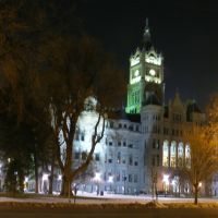 City hall de noche, Солт-Лейк-Сити