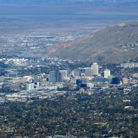 Downtown Salt Lake City Aerial View, Холладей
