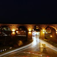 accrington viaduct from arndale roof, Аккрингтон