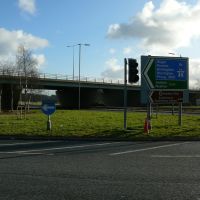 A 580 / M6 junction, Аштон-ин-Макерфилд