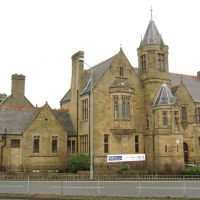 Burnley Grammar School building until 1959., Барнли