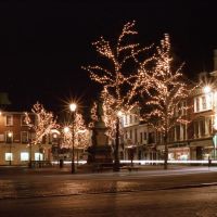Christmas lights, Bedford, Бедворт