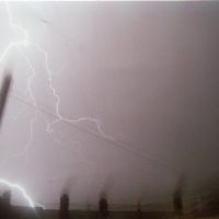 Lightning above Old Taunton Road, Бриджуотер