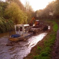 Dredging the Taunton & Bridgwater Canal, Бриджуотер