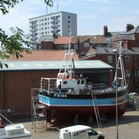 Boat yard off Bridge Street, Bridlington, Бридлингтон