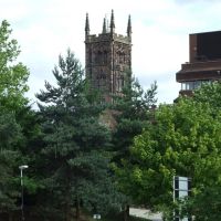 St. Peters Collegiate Church from The Molieux Hotel, Wolverhampton, Вулвергемптон