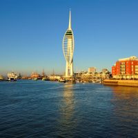 Portsmouth harbour looking up to Fareham, Госпорт