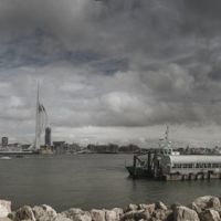 Gosport Ferry panorama, Госпорт