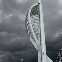 Spinnaker tower Portsmouth on a bad day?, Госпорт