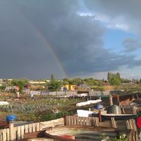 rainbow over saltings, Гримсби