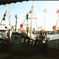 christmas break fishing boats grimsby docks, Гримсби