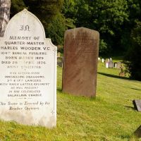 Charles Wooden VC, and Nearby Graves in St James Cemetery, Dover, Kent, UK, Дувр