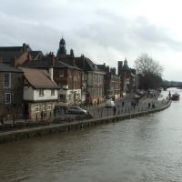 River Ouse from Ousegate Bridge, York, Йорк