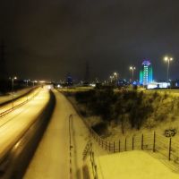 Snow fall on a Saturday evening, Каннок