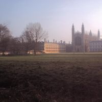 Kings College very early on a winters morning, Кембридж