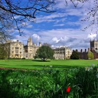 St. Johns College, Cambridge. Spring view., Кембридж