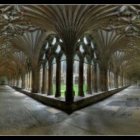 Canterbury cathedral cloister, Кентербери