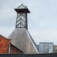 Kettering, Lead covered 19th Century factory tower vent.Lower Street., Кеттеринг