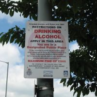 Warning sign in Kings Lynn, Кингс-Линн