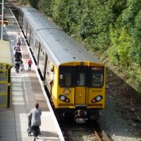 Merseyrail Train At Kirkby Station, Bound For Liverpool., Киркби