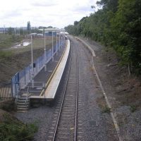 Corby station from Cottingham Road, Корби