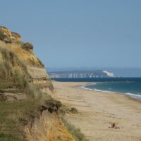 Hengistbury Head Cliffs and the Isle of Wight, Кристчерч