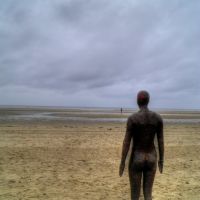 Antony Gormleys Another Place - Crosby Beach, Кросби